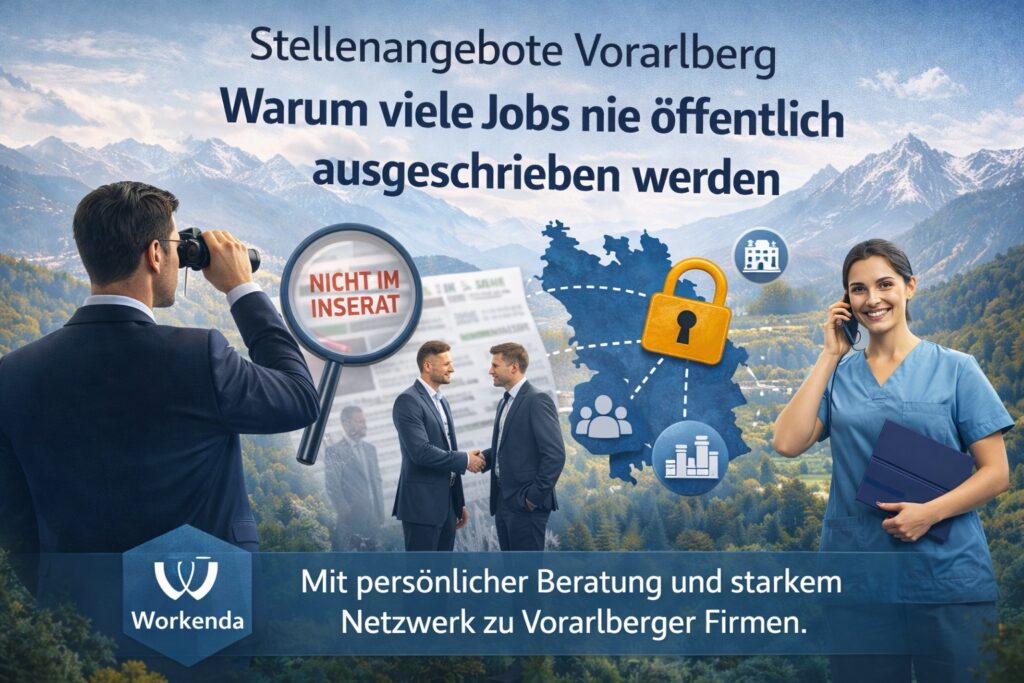 Stellenangebote in Vorarlberg: Viele Jobs werden diskret über Netzwerke und persönliche Kontakte vergeben